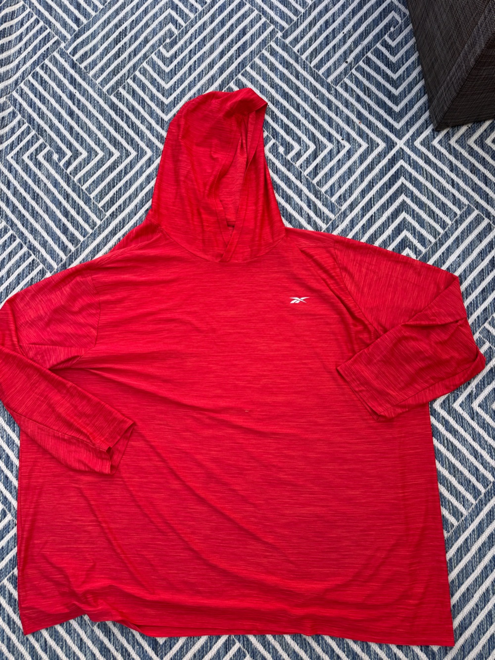 Reebok Red Hooded Performance Tee